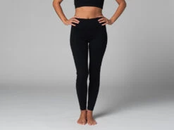 Nouveaux produits 15 Yoga Legging Pocket - Bio Noir Noir XS - 36