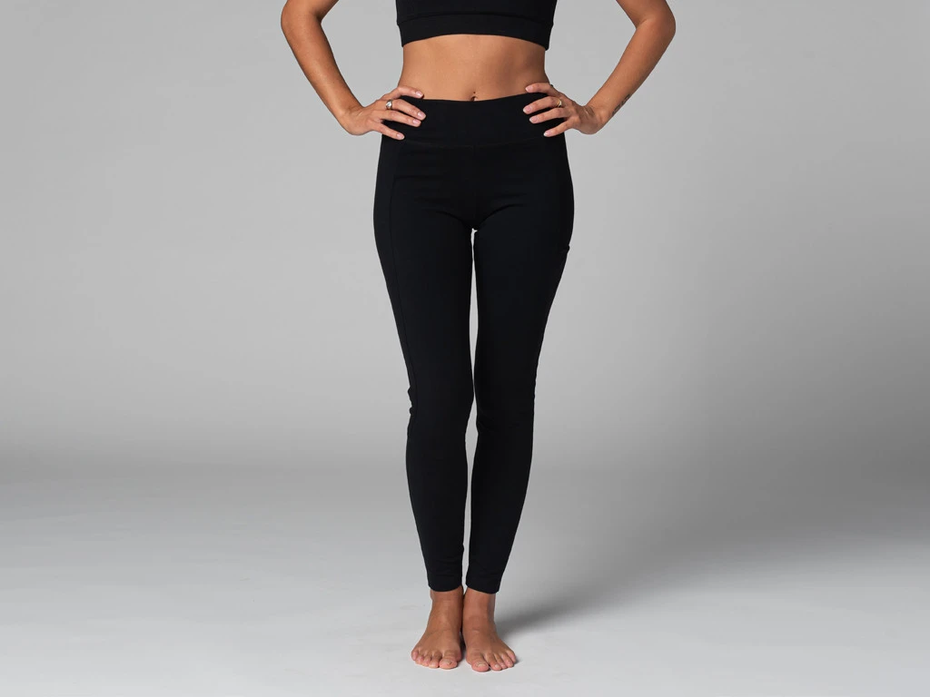 Yoga Legging Pocket - Bio Noir Noir XS - 36 1 Yoga Legging Pocket - Bio Noir Noir XS - 36