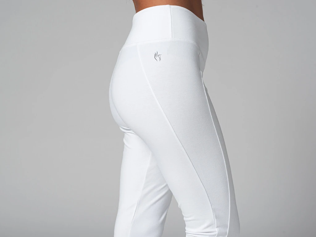 Yoga Legging Pocket - Bio Blanc Blanc XS - 36 5 Yoga Legging Pocket - Bio Blanc Blanc XS - 36 – Image 5