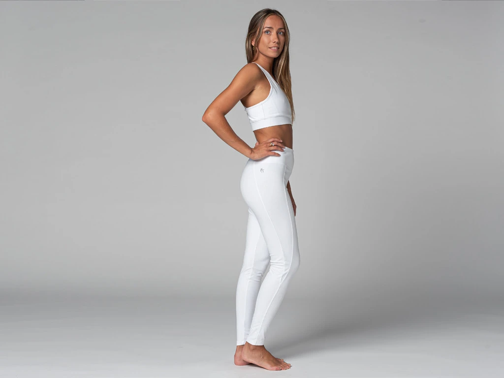 Yoga Legging Pocket - Bio Blanc Blanc XS - 36 7 Yoga Legging Pocket - Bio Blanc Blanc XS - 36 – Image 7