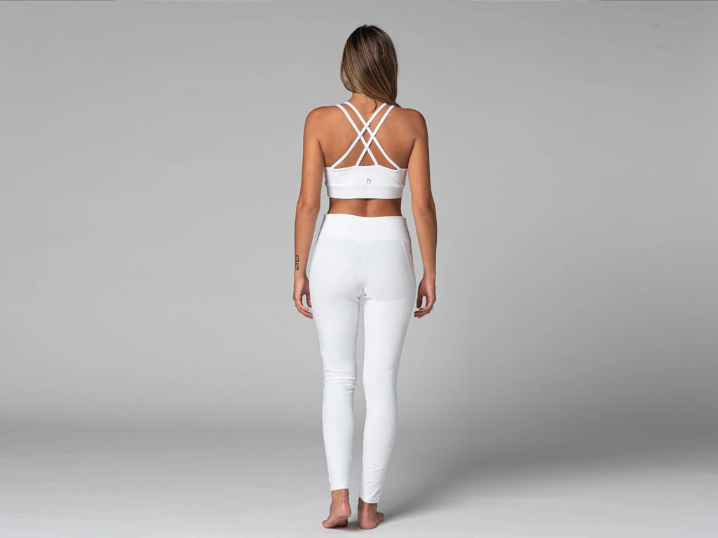 Yoga Legging Pocket - Bio Blanc Blanc XS - 36 8 Yoga Legging Pocket - Bio Blanc Blanc XS - 36 – Image 8