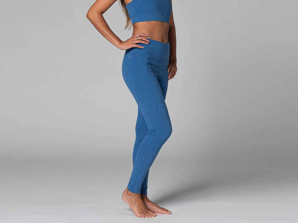 Yoga Legging Pocket - Bio Bleu Bleu XS - 36 2 Yoga Legging Pocket - Bio Bleu Bleu XS - 36 – Image 2