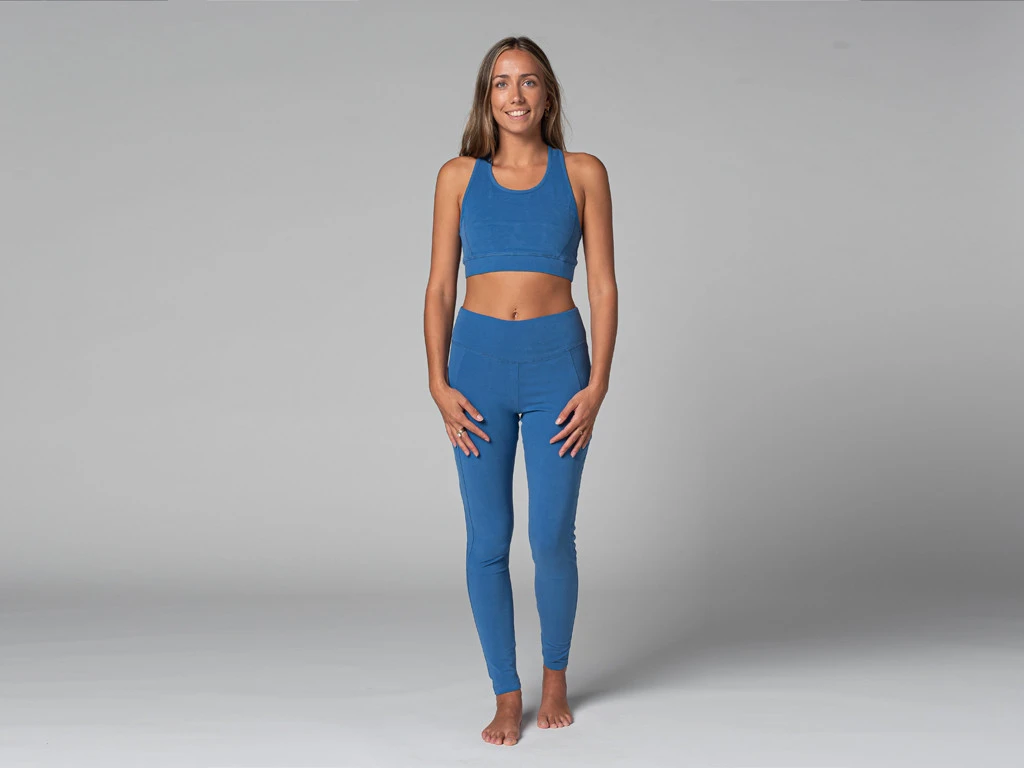 Yoga Legging Pocket - Bio Bleu Bleu XS - 36 6 Yoga Legging Pocket - Bio Bleu Bleu XS - 36 – Image 6