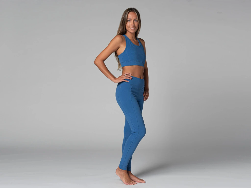 Yoga Legging Pocket - Bio Bleu Bleu XS - 36 7 Yoga Legging Pocket - Bio Bleu Bleu XS - 36 – Image 7