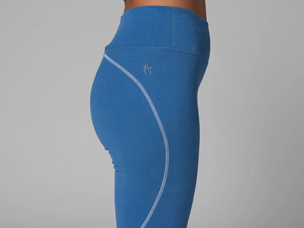 Yoga Legging Sport - Bio Bleu Bleu XS - 36 5 Yoga Legging Sport - Bio Bleu Bleu XS - 36 – Image 5